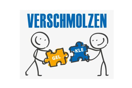 Verschmolzen.