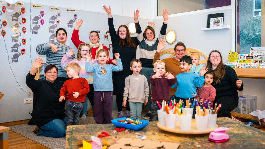 Die Kita Bullerbü ist erneut als Familienzentrum zertifiziert.