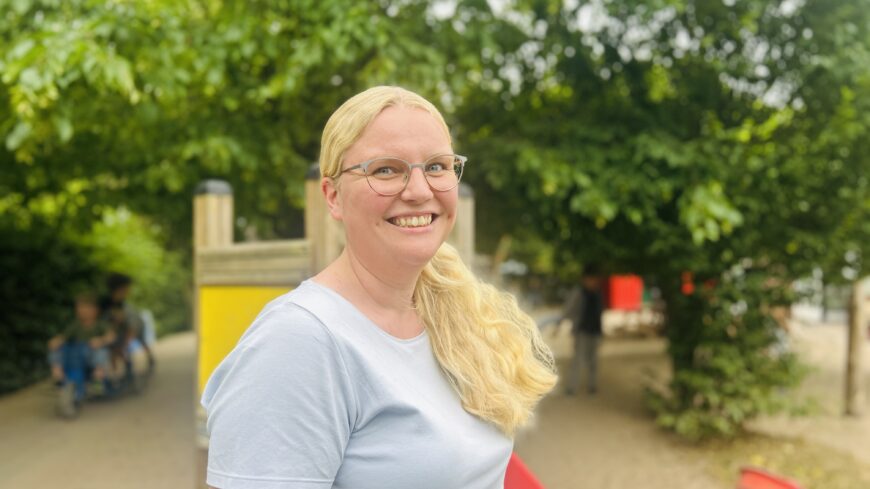 Alina Spickmann, Leitung der Kita "An der Mühle" in Straelen.