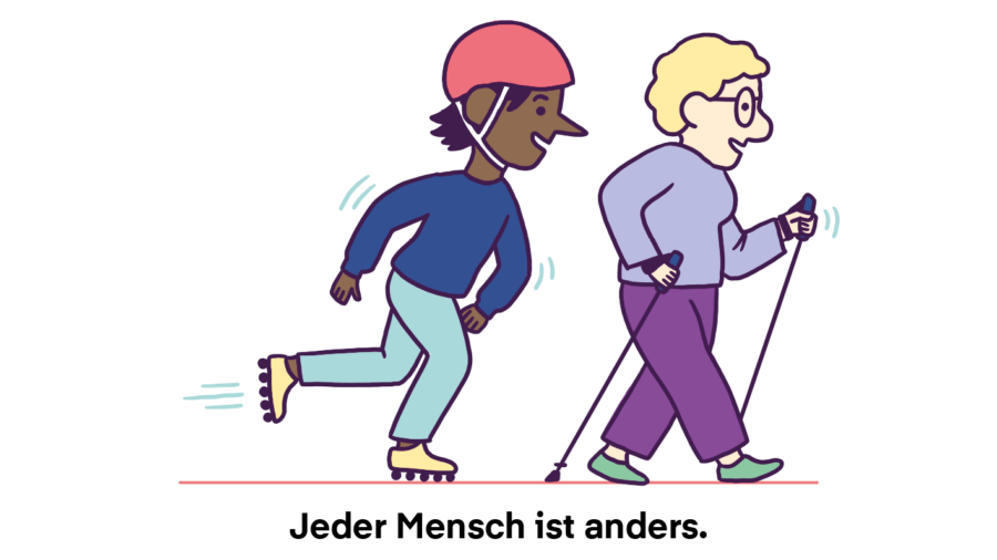 Jeder Mensch ist anders.