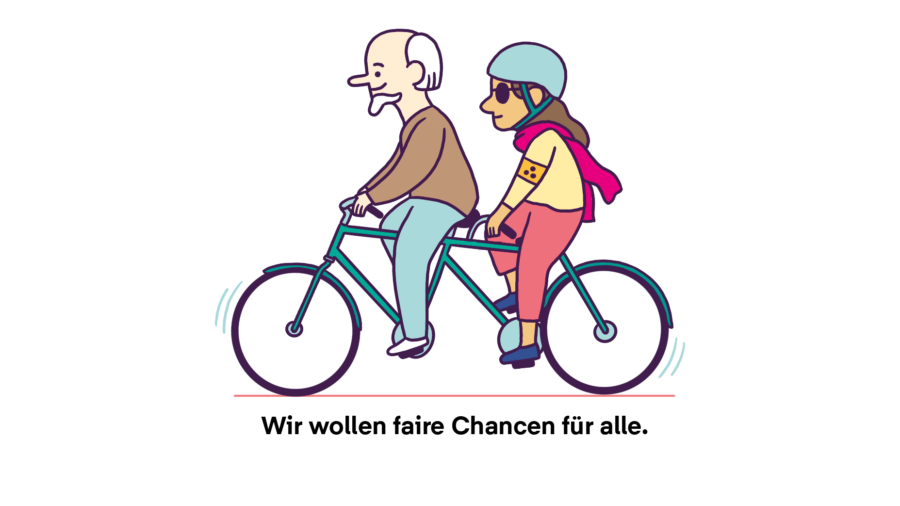 Wir wollen faire Chancen für alle.