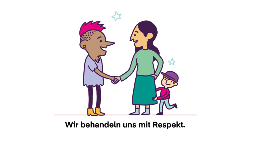 Wir behandeln uns mit Respekt.