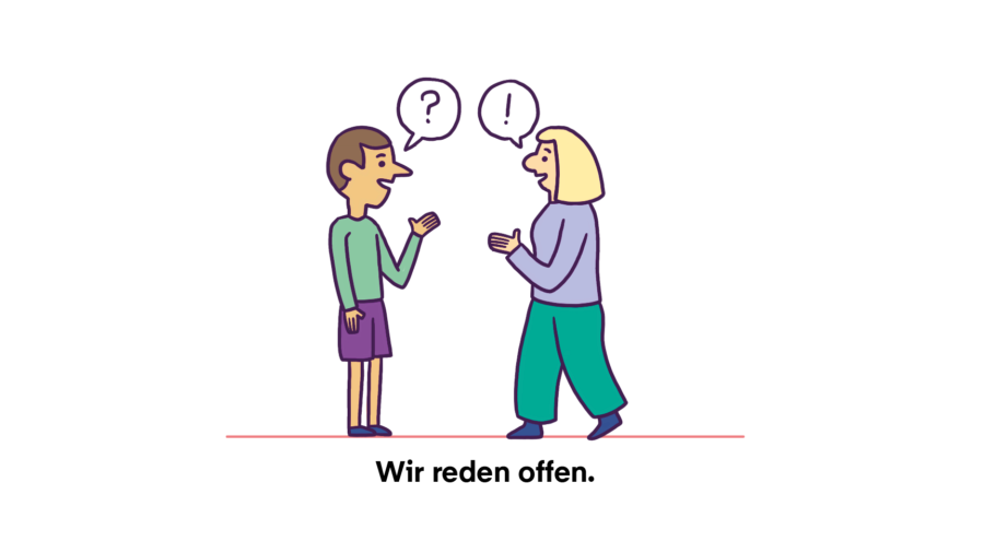 Wir reden offen.