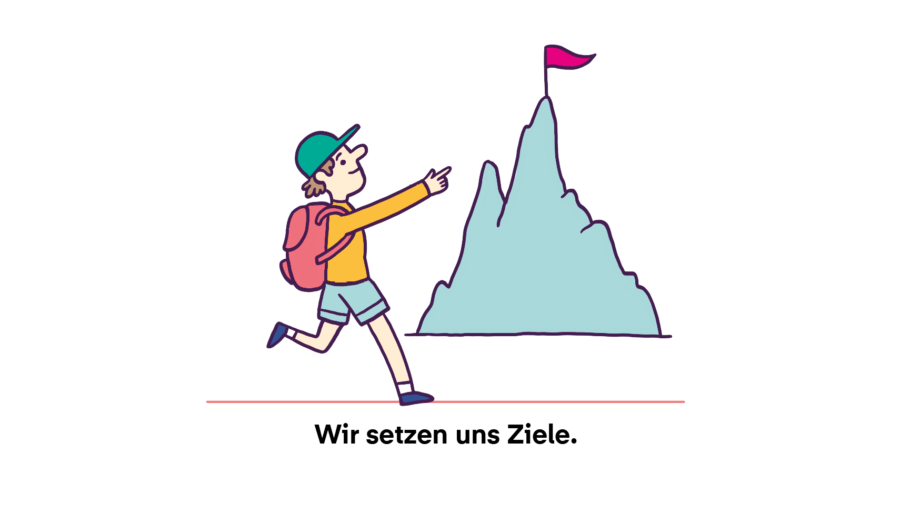 Wir setzen uns Ziele.