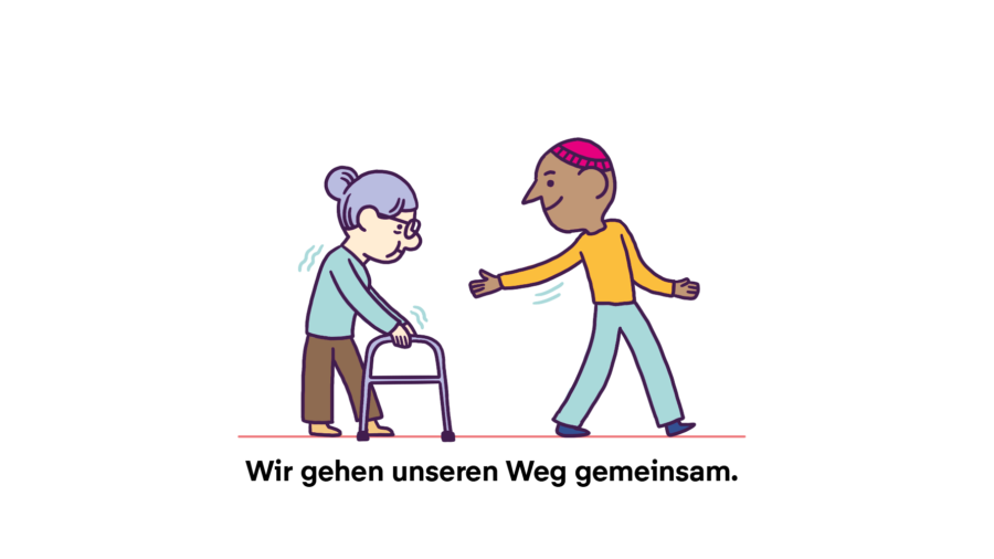 Wir gehen unseren Weg gemeinsam.
