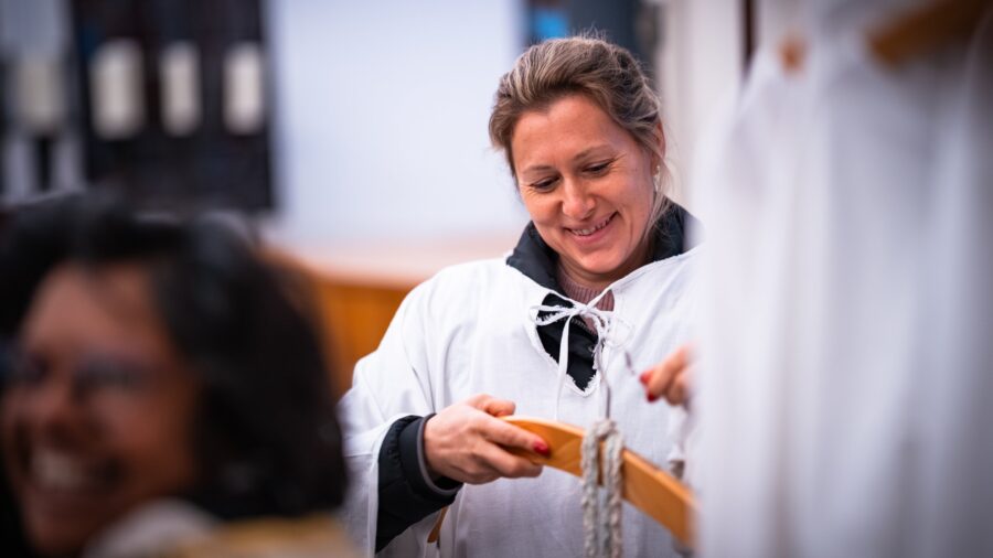 Lebendige Krippe der Lebenshilfe im Kreis Kleve.