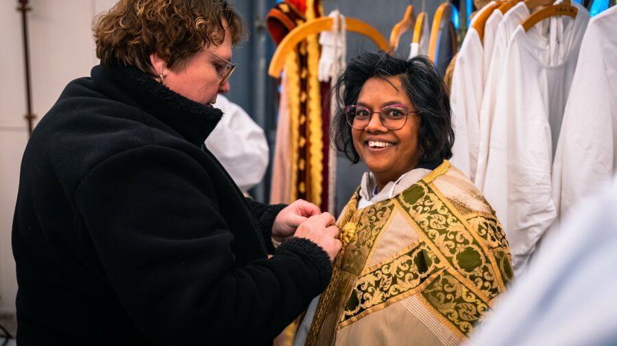 Lebendige Krippe der Lebenshilfe im Kreis Kleve.