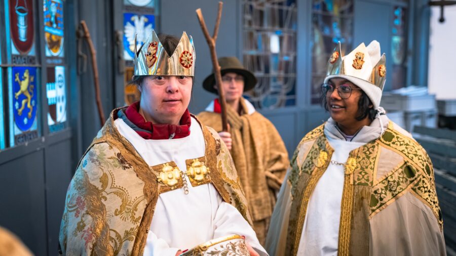 Lebendige Krippe der Lebenshilfe im Kreis Kleve.