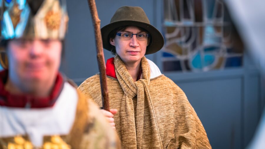 Lebendige Krippe der Lebenshilfe im Kreis Kleve.