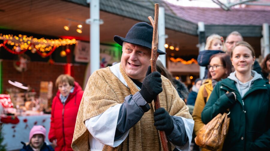 Lebendige Krippe der Lebenshilfe im Kreis Kleve.