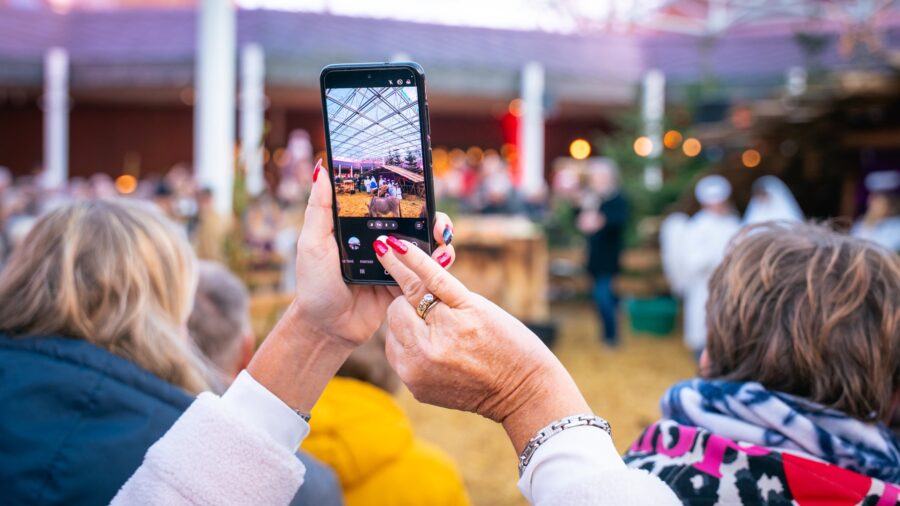 Lebendige Krippe der Lebenshilfe im Kreis Kleve.