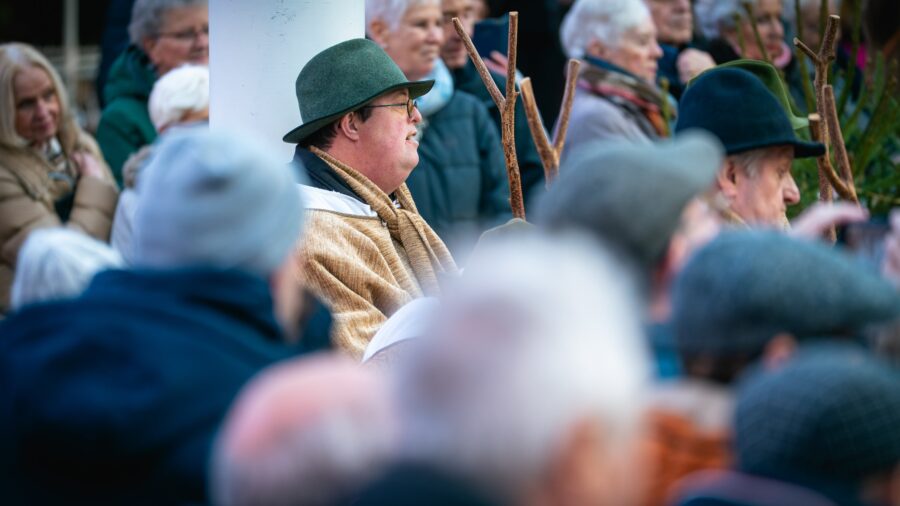 Lebendige Krippe der Lebenshilfe im Kreis Kleve.
