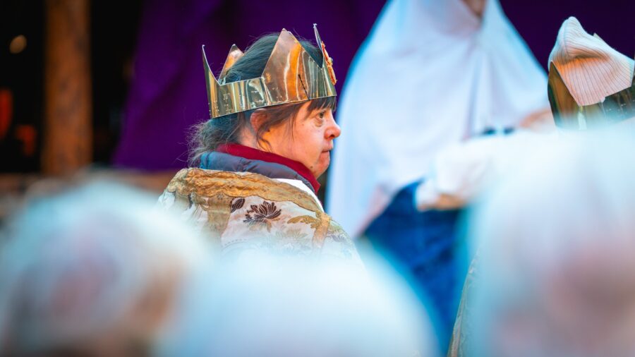 Lebendige Krippe der Lebenshilfe im Kreis Kleve.