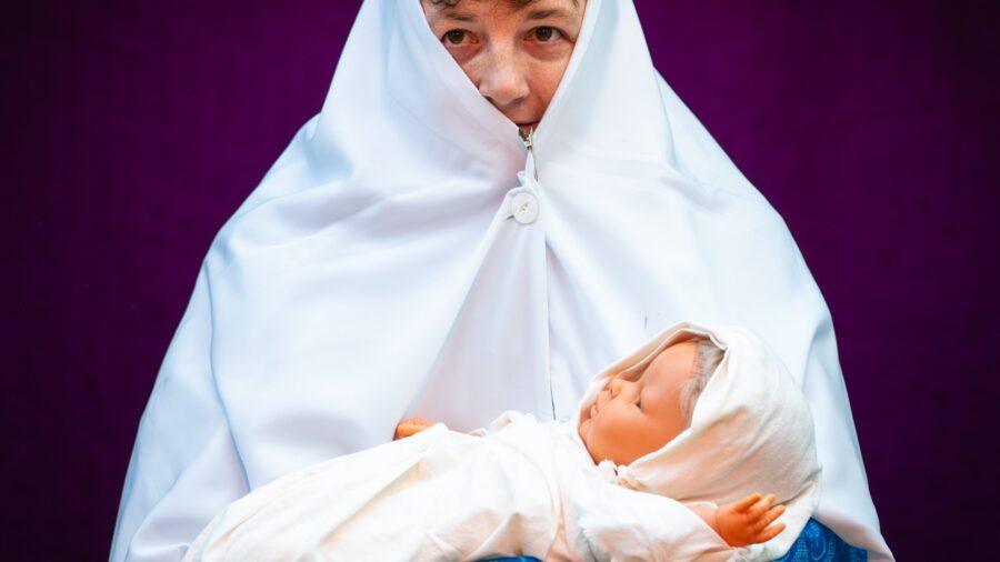 Lebendige Krippe der Lebenshilfe im Kreis Kleve.