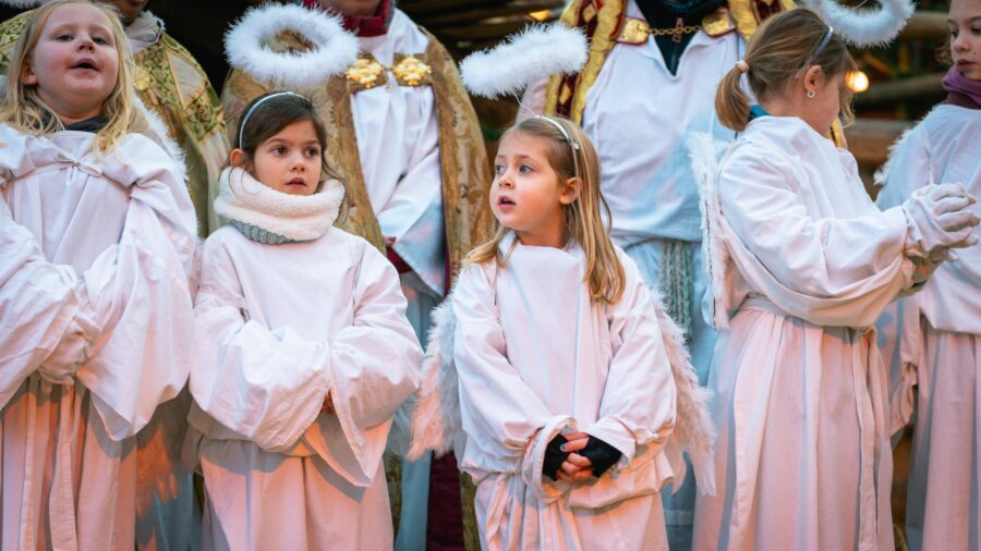 Lebendige Krippe der Lebenshilfe im Kreis Kleve.